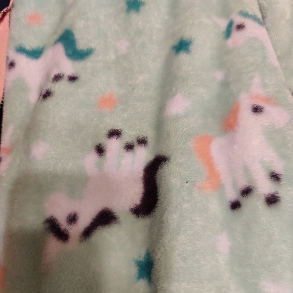 Women's Fuzzy Unicorn Sleep Lounge Pants Medium - Picture 2 of 8